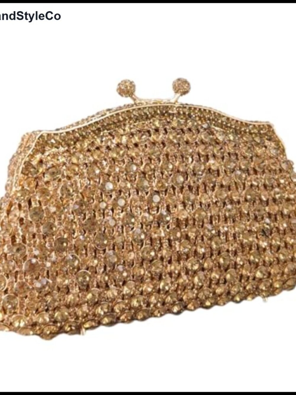 Crystal Evening Minaudiere Clutch Rhinestone Party Wedding Handbag
